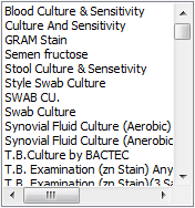 6. Tests List