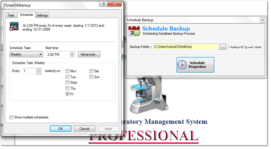 Schedule Backup