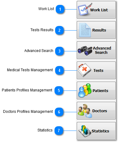 Vertical Shortcuts Menu