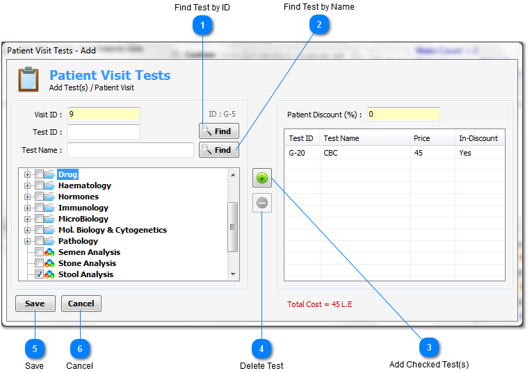 Add Visit Tests